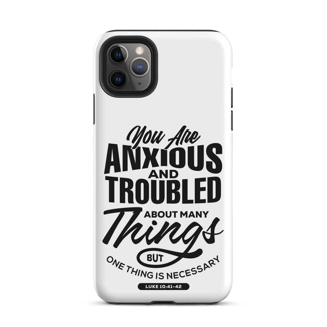 Christian Phone Case Anxious And Troubled White for iPhone® iPhone® Phone Cases Matte iPhone 11 Pro Max 