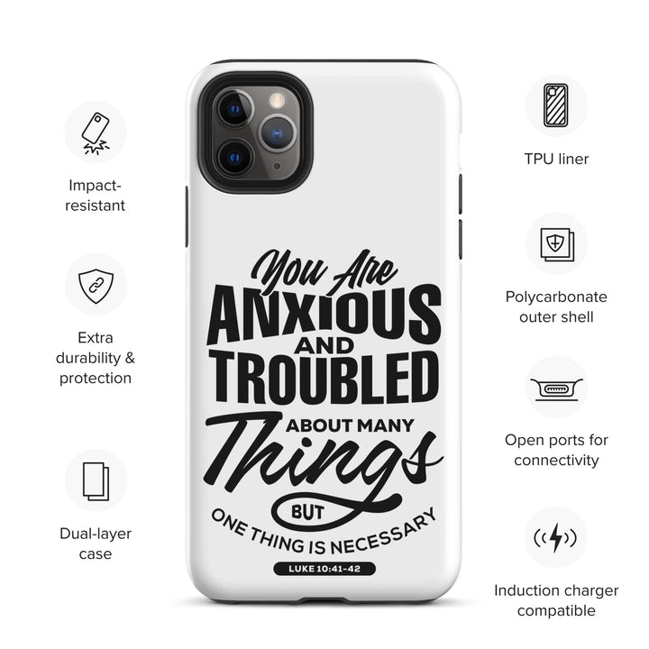 Christian Phone Case Anxious And Troubled White for iPhone® iPhone® Phone Cases   