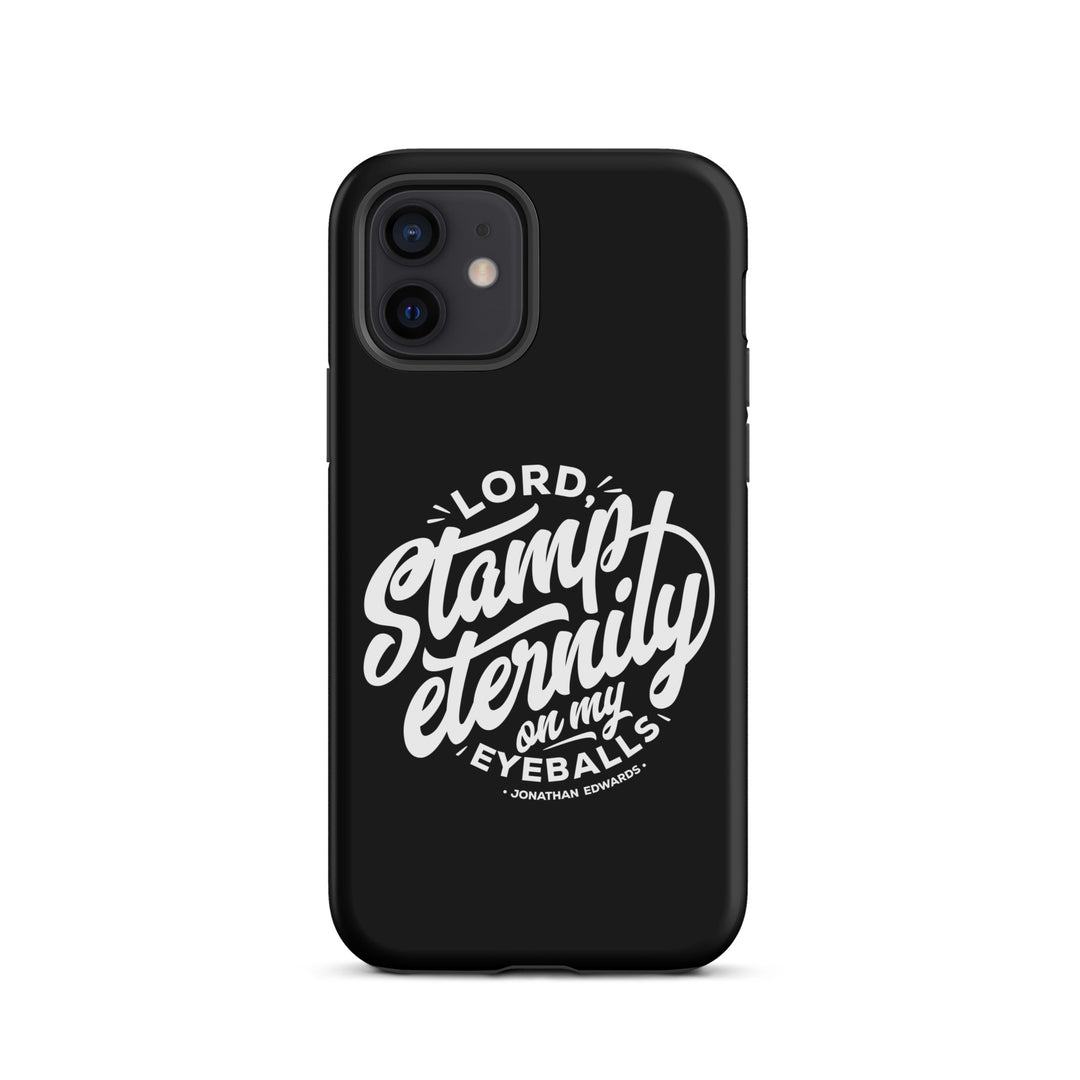 Christian Phone Case Jonathan Edwards Stamp Eternity Black for iPhone® iPhone® Phone Cases Matte iPhone 12