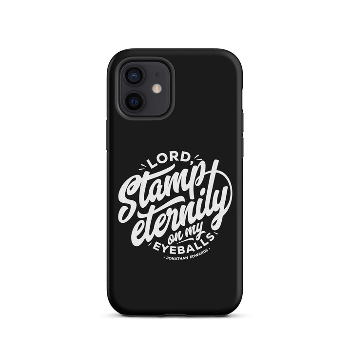 Christian Phone Case Jonathan Edwards Stamp Eternity Black for iPhone® iPhone® Phone Cases Matte iPhone 12