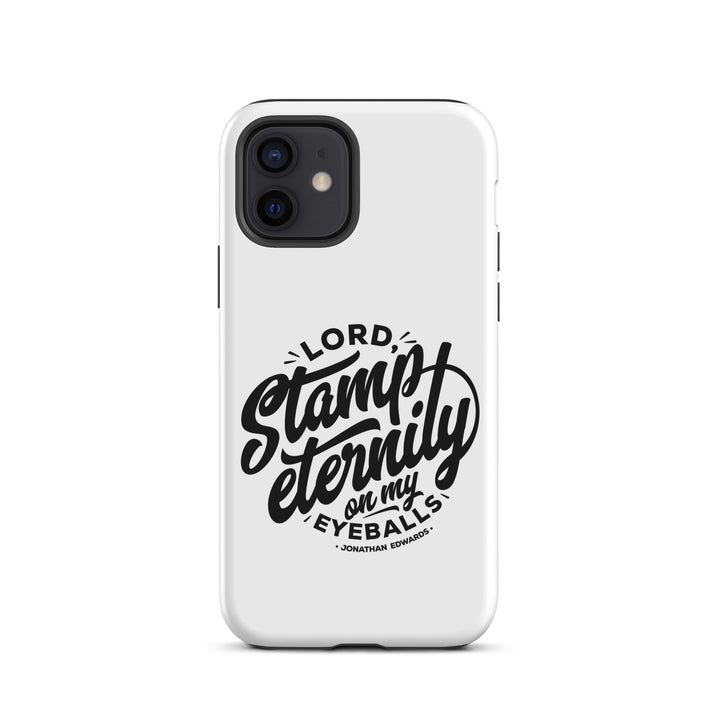 Christian Phone Case Jonathan Edwards Stamp Eternity White for iPhone® iPhone® Phone Cases Matte iPhone 12