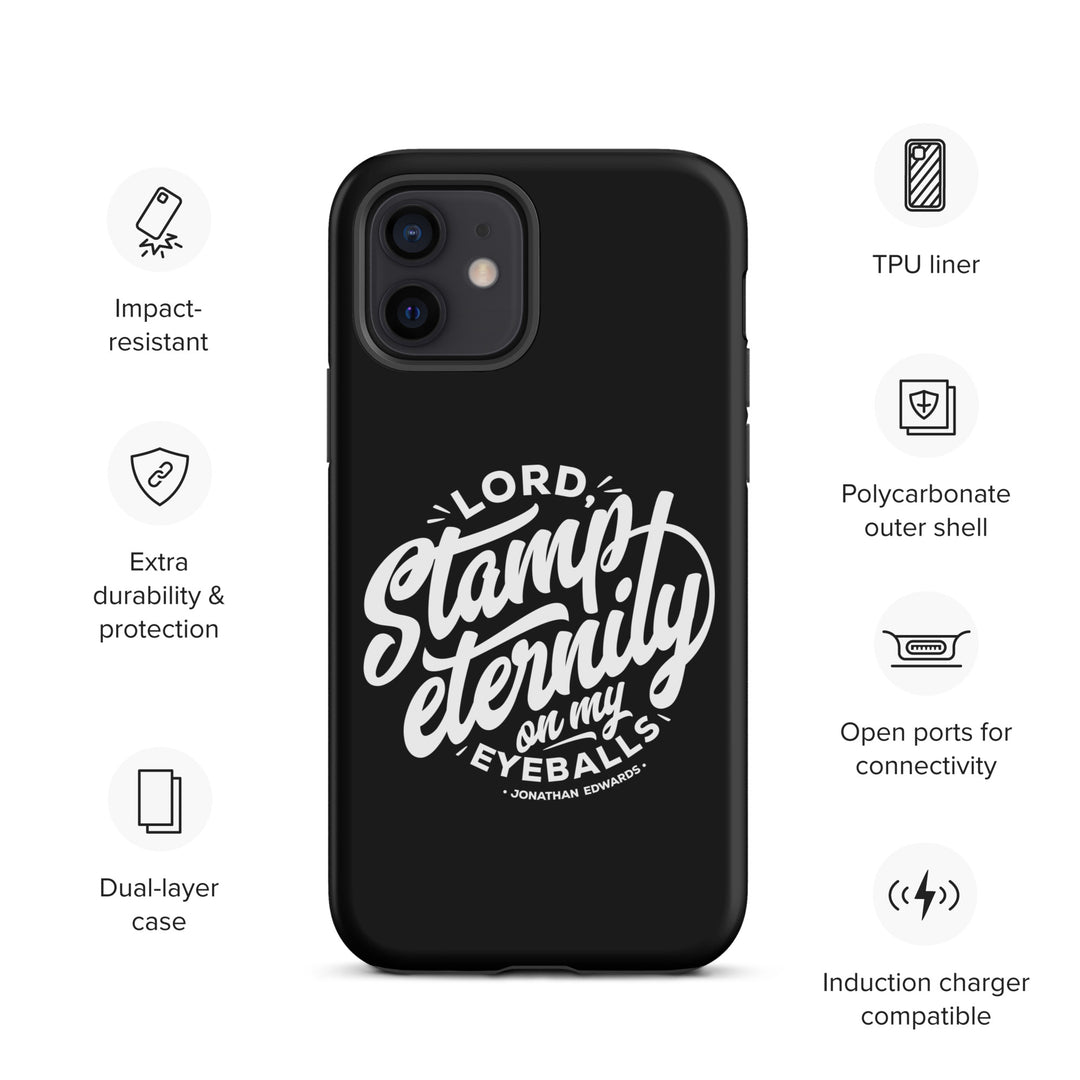 Christian Phone Case Stamp Eternity Black for iPhone® iPhone® Phone Cases   