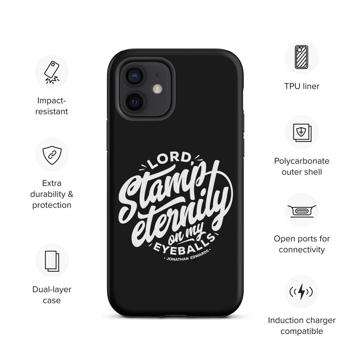 Christian Phone Case Stamp Eternity Black for iPhone® iPhone® Phone Cases   