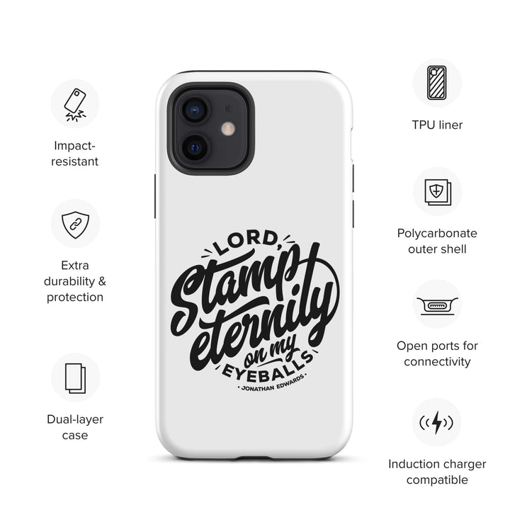 Christian Phone Case Stamp Eternity White for iPhone® iPhone® Phone Cases   