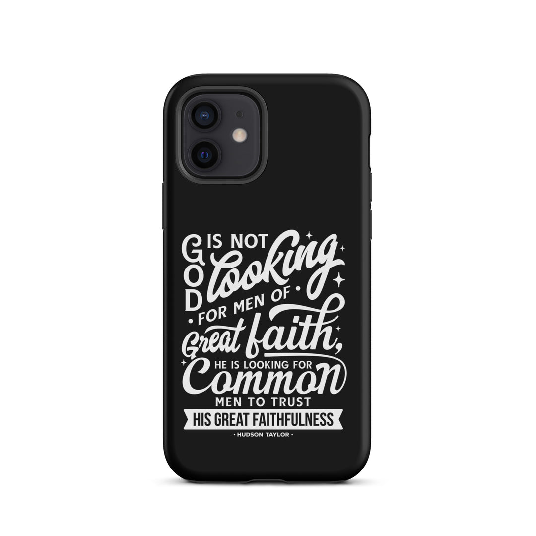 Christian Phone Case Hudson Taylor Common Men Black for iPhone® iPhone® Phone Cases Matte iPhone 12