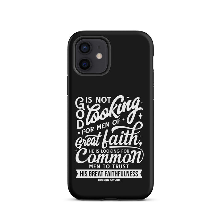 Christian Phone Case Hudson Taylor Common Men Black for iPhone® iPhone® Phone Cases Matte iPhone 12
