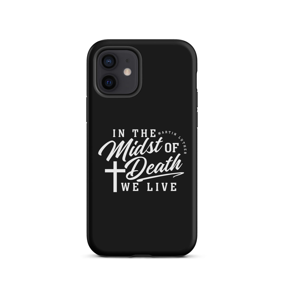 Christian Phone Case Martin Luther's Midst of Death Black for iPhone® iPhone® Phone Cases Matte iPhone 12