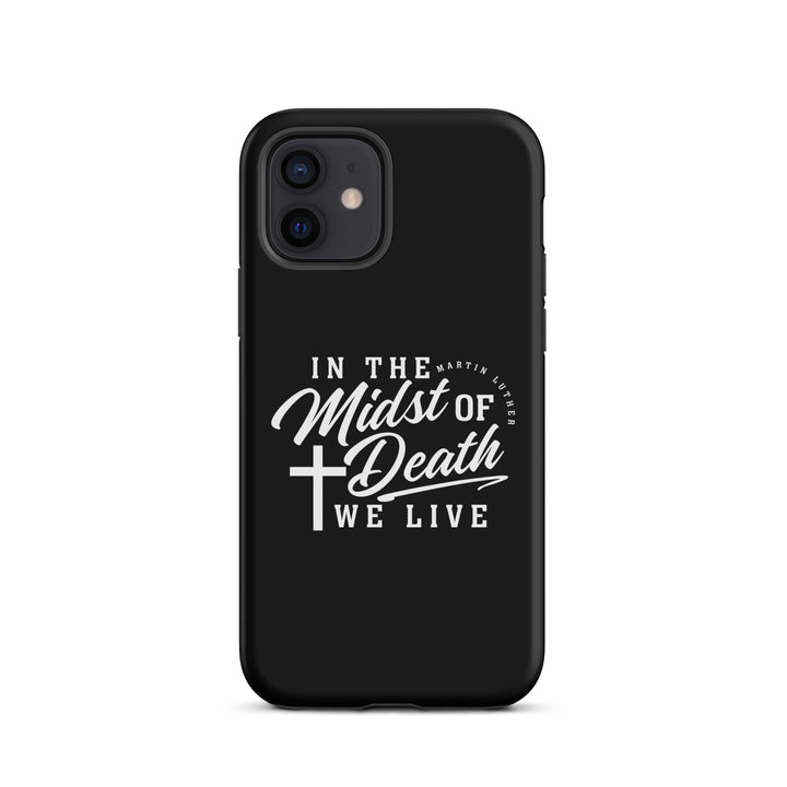 Christian Phone Case Martin Luther's Midst of Death Black for iPhone® iPhone® Phone Cases Matte iPhone 12