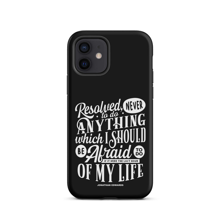 Christian Phone Case Jonathan Edwards Last Hour Black for iPhone® iPhone® Phone Cases Matte iPhone 12