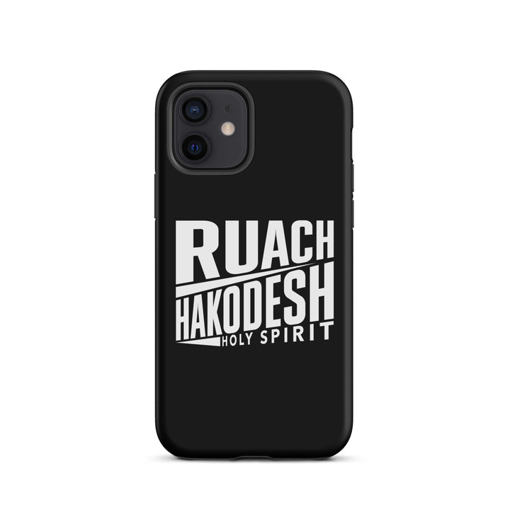 Christian Phone Case Ruach Hakodesh Holy Spirit Black for iPhone® iPhone® Phone Cases Matte iPhone 12 