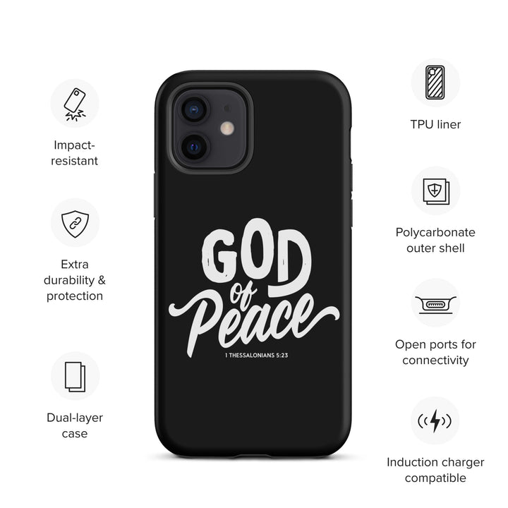 Christian Phone Case God of Peace Black for iPhone® iPhone® Phone Cases   