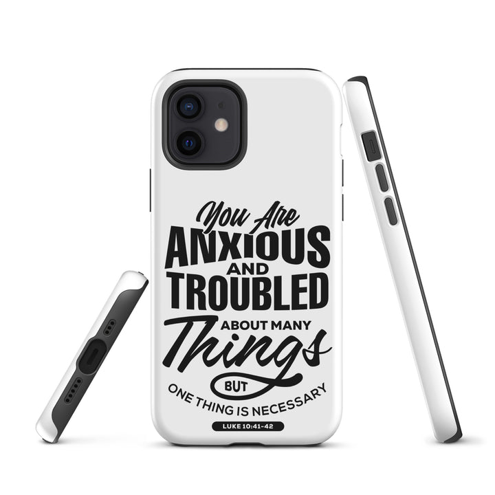Christian Phone Case Anxious And Troubled White for iPhone® iPhone® Phone Cases   