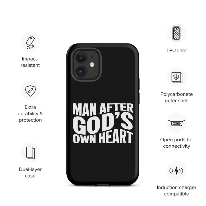 Christian Phone Case Man After God's Heart for iPhone® iPhone® Phone Cases   