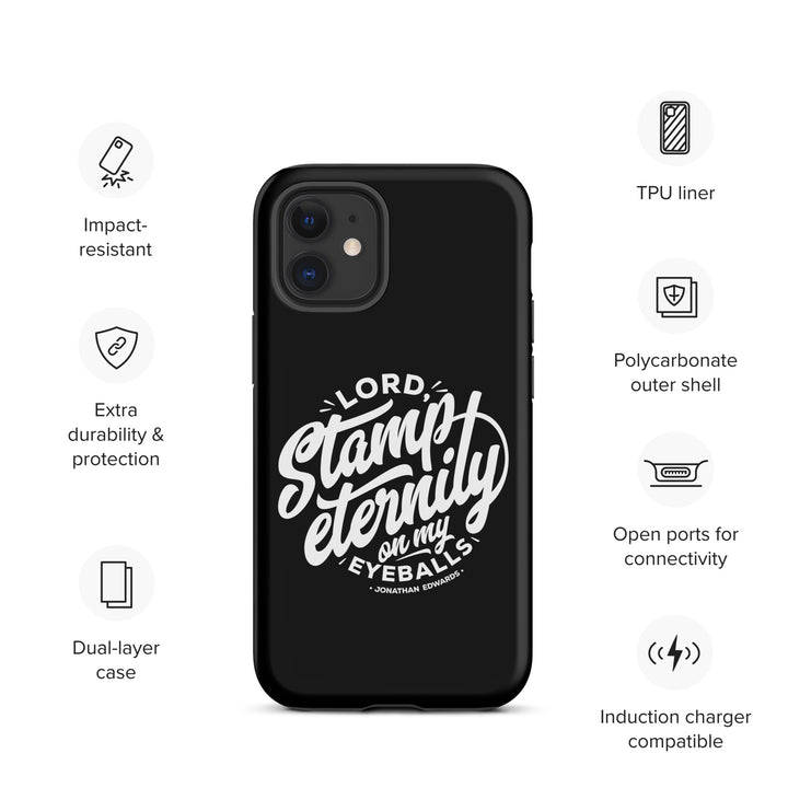 Christian Phone Case Stamp Eternity Black for iPhone® iPhone® Phone Cases   