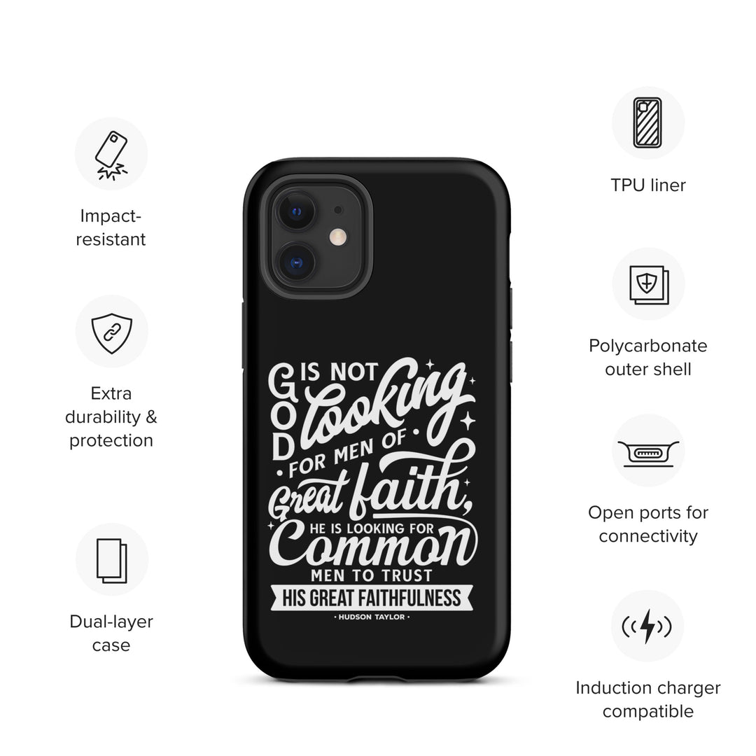 Christian Phone Case Common Men Black for iPhone® iPhone® Phone Cases   