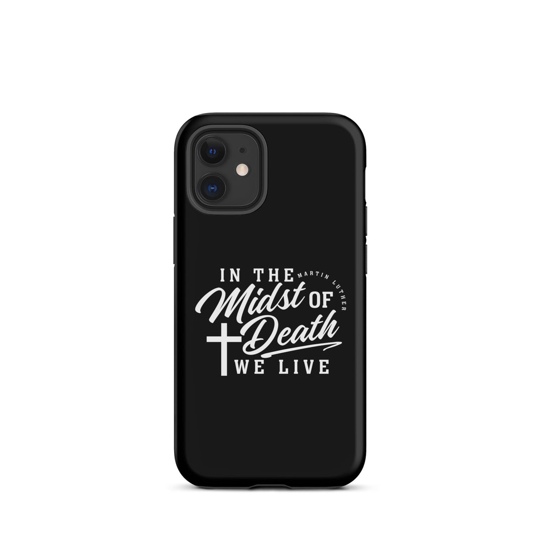 Christian Phone Case Martin Luther's Midst of Death Black for iPhone® iPhone® Phone Cases Matte iPhone 12 mini