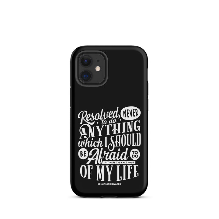 Christian Phone Case Jonathan Edwards Last Hour Black for iPhone® iPhone® Phone Cases Matte iPhone 12 mini