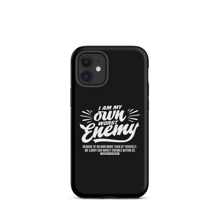 Christian Phone Case Charles Spurgeon's Worst Enemy Black for iPhone® iPhone® Phone Cases Matte iPhone 12 mini