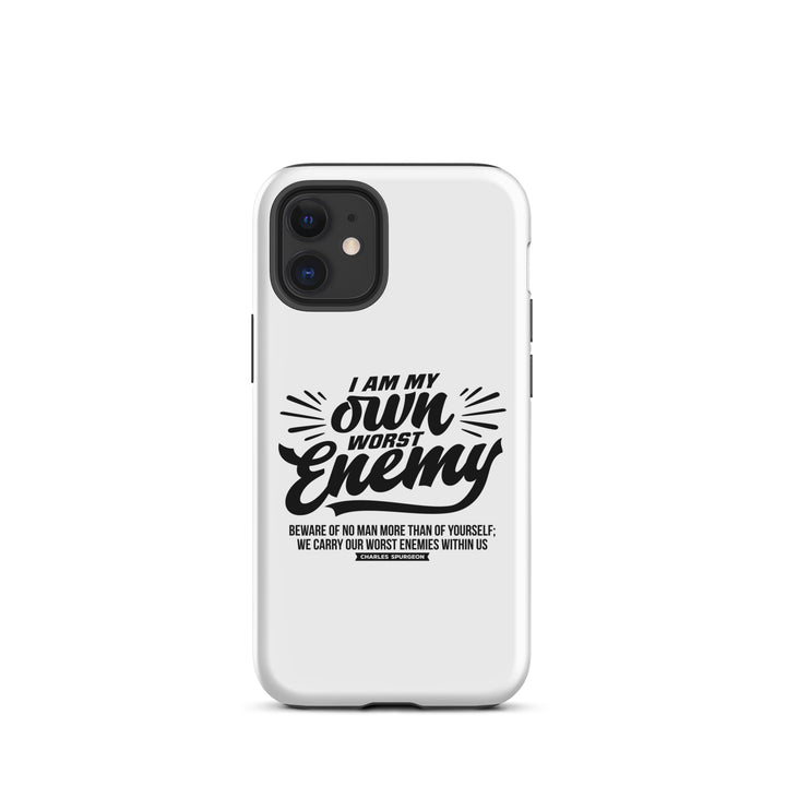 Christian Phone Case Charles Spurgeon's Worst Enemy White for iPhone® iPhone® Phone Cases Matte iPhone 12 mini