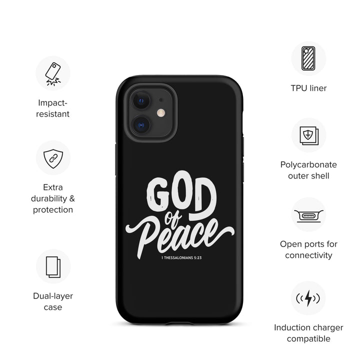 Christian Phone Case God of Peace Black for iPhone® iPhone® Phone Cases   