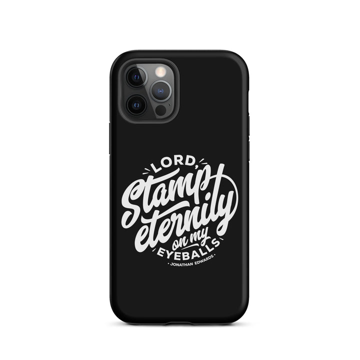 Christian Phone Case Jonathan Edwards Stamp Eternity Black for iPhone® iPhone® Phone Cases Matte iPhone 12 Pro
