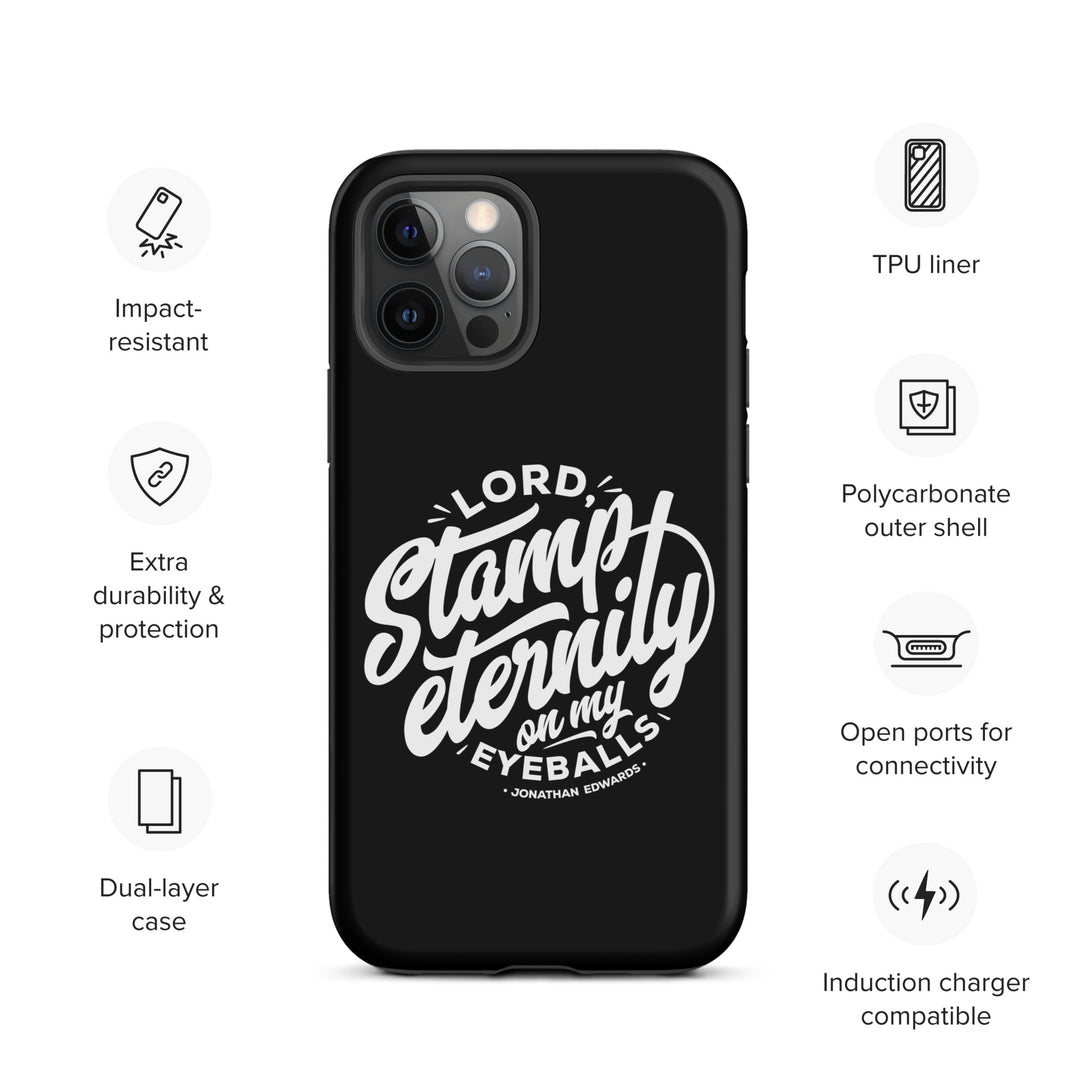 Christian Phone Case Stamp Eternity Black for iPhone® iPhone® Phone Cases   