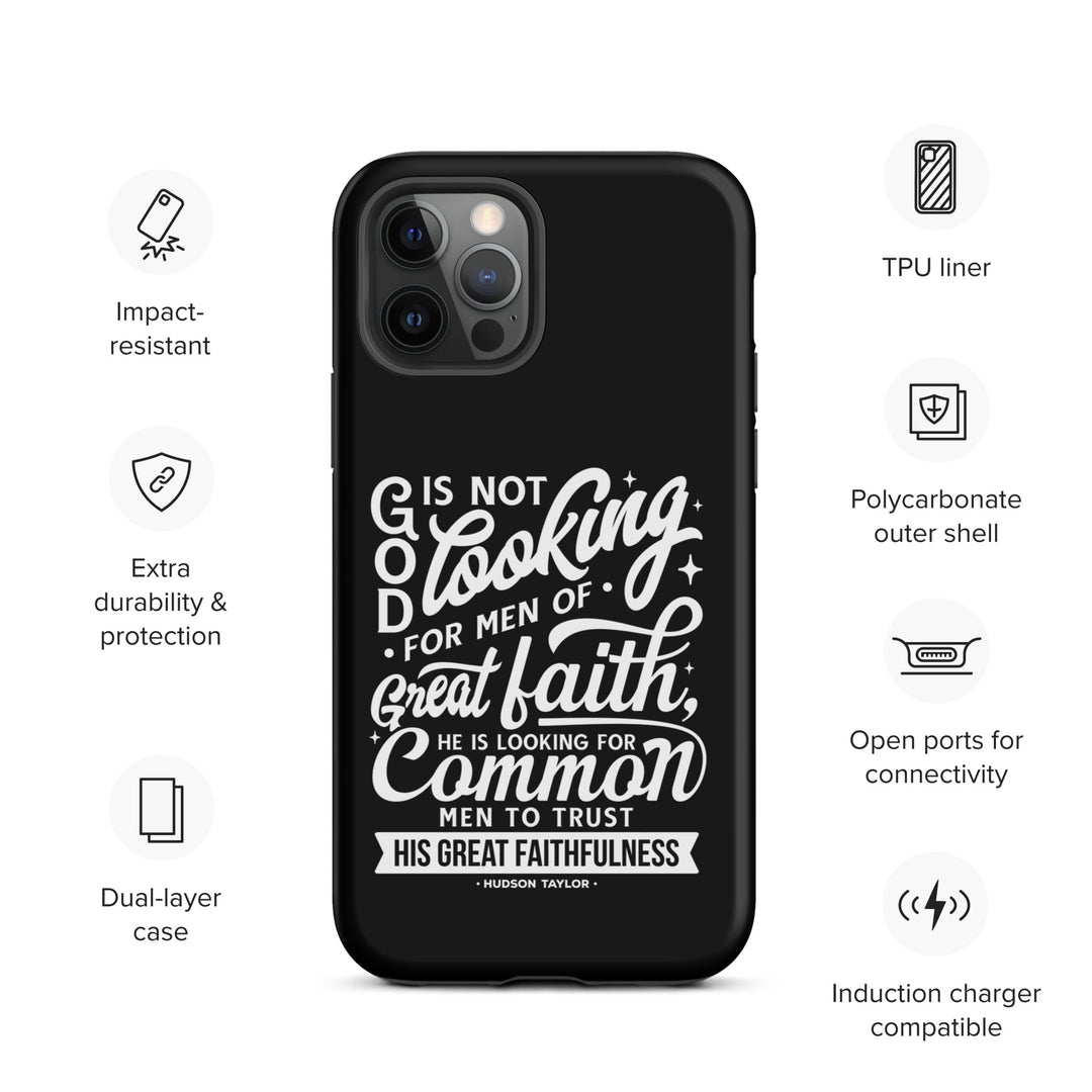 Christian Phone Case Common Men Black for iPhone® iPhone® Phone Cases   