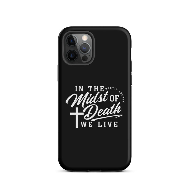 Christian Phone Case Martin Luther's Midst of Death Black for iPhone® iPhone® Phone Cases Matte iPhone 12 Pro