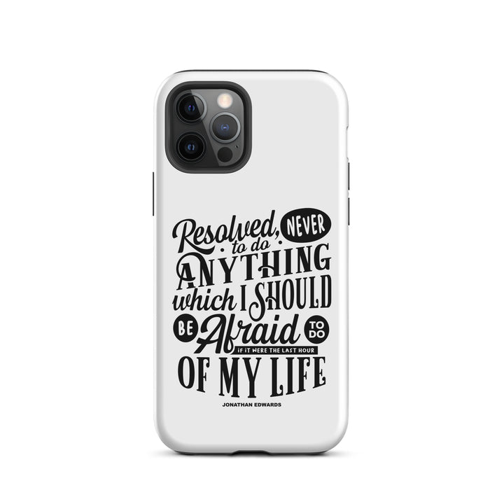 Christian Phone Case Jonathan Edwards Last Hour White for iPhone® iPhone® Phone Cases Matte iPhone 12 Pro