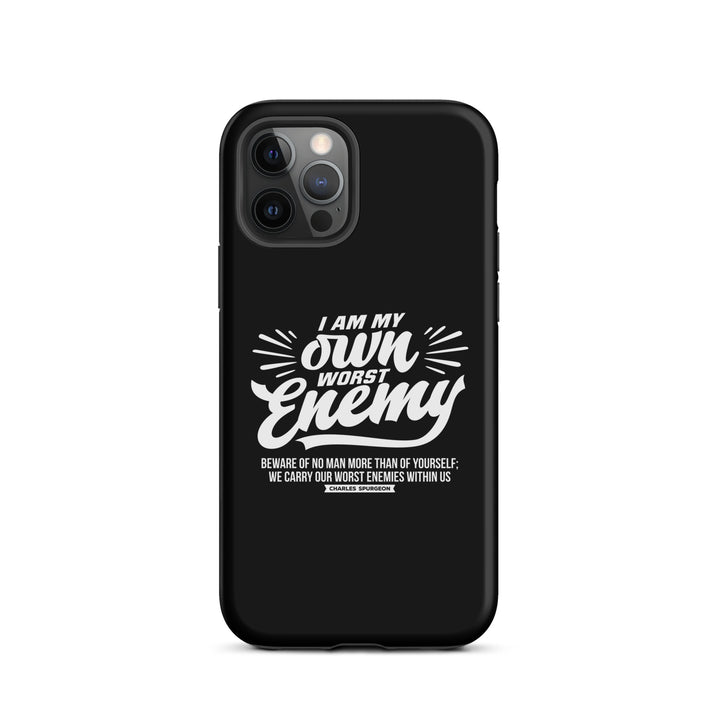 Christian Phone Case Charles Spurgeon's Worst Enemy Black for iPhone® iPhone® Phone Cases Matte iPhone 12 Pro