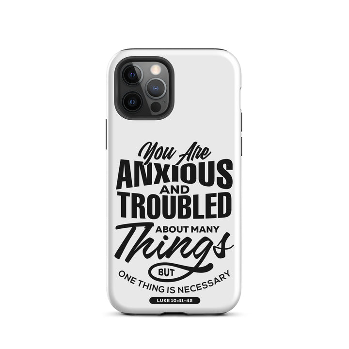Christian Phone Case Anxious And Troubled White for iPhone® iPhone® Phone Cases Matte iPhone 12 Pro 