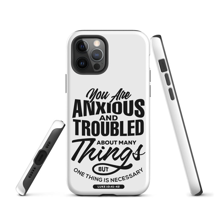 Christian Phone Case Anxious And Troubled White for iPhone® iPhone® Phone Cases   