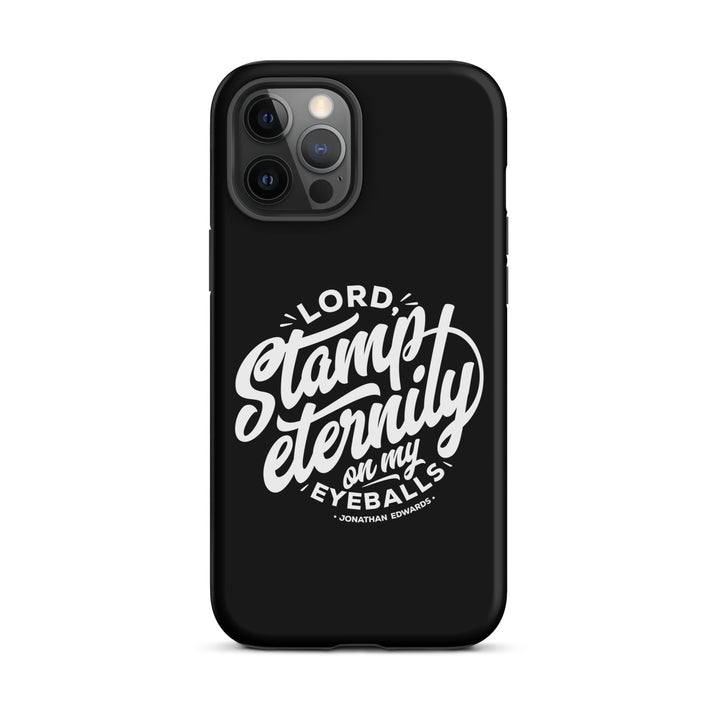 Christian Phone Case Jonathan Edwards Stamp Eternity Black for iPhone® iPhone® Phone Cases Matte iPhone 12 Pro Max