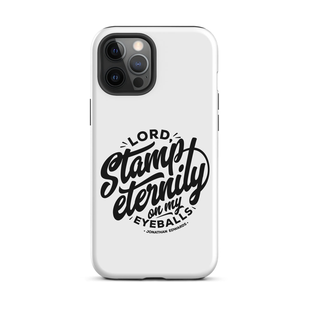 Christian Phone Case Jonathan Edwards Stamp Eternity White for iPhone® iPhone® Phone Cases Matte iPhone 12 Pro Max