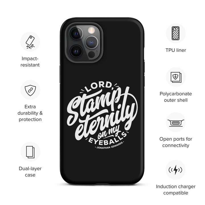 Christian Phone Case Stamp Eternity Black for iPhone® iPhone® Phone Cases   