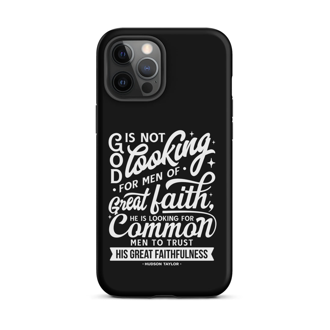 Christian Phone Case Hudson Taylor Common Men Black for iPhone® iPhone® Phone Cases Matte iPhone 12 Pro Max