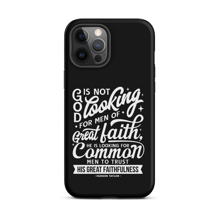 Christian Phone Case Hudson Taylor Common Men Black for iPhone® iPhone® Phone Cases Matte iPhone 12 Pro Max