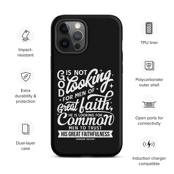 Christian Phone Case Common Men Black for iPhone® iPhone® Phone Cases   