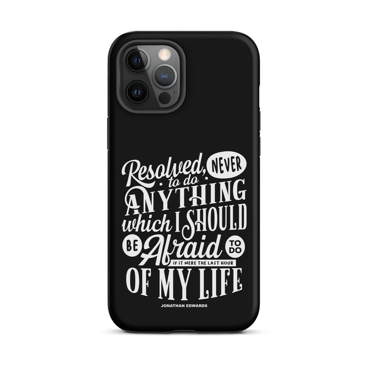 Christian Phone Case Jonathan Edwards Last Hour Black for iPhone® iPhone® Phone Cases Matte iPhone 12 Pro Max