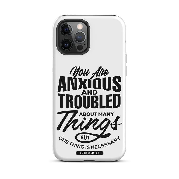 Christian Phone Case Anxious And Troubled White for iPhone® iPhone® Phone Cases Matte iPhone 12 Pro Max 