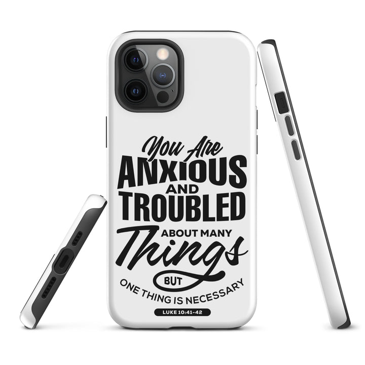 Christian Phone Case Anxious And Troubled White for iPhone® iPhone® Phone Cases   