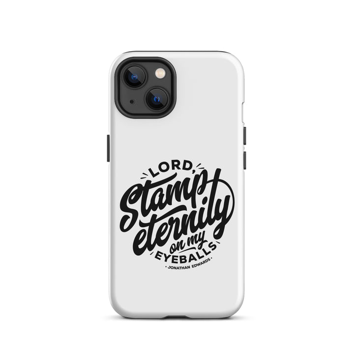 Christian Phone Case Jonathan Edwards Stamp Eternity White for iPhone® iPhone® Phone Cases Matte iPhone 13