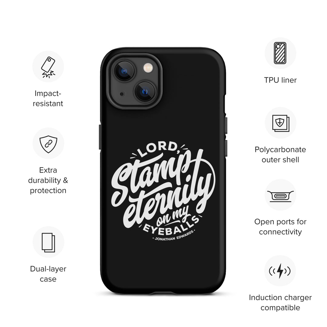 Christian Phone Case Stamp Eternity Black for iPhone® iPhone® Phone Cases   