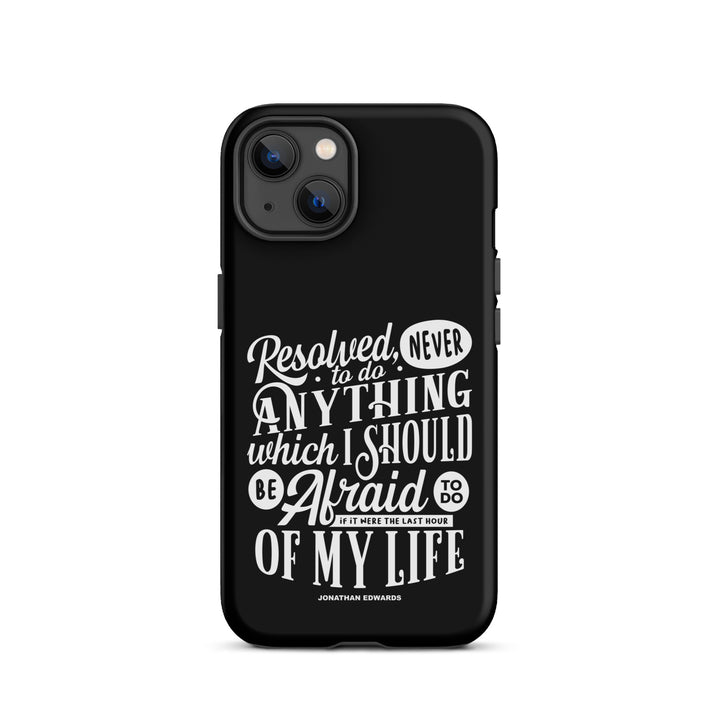 Christian Phone Case Jonathan Edwards Last Hour Black for iPhone® iPhone® Phone Cases Matte iPhone 13