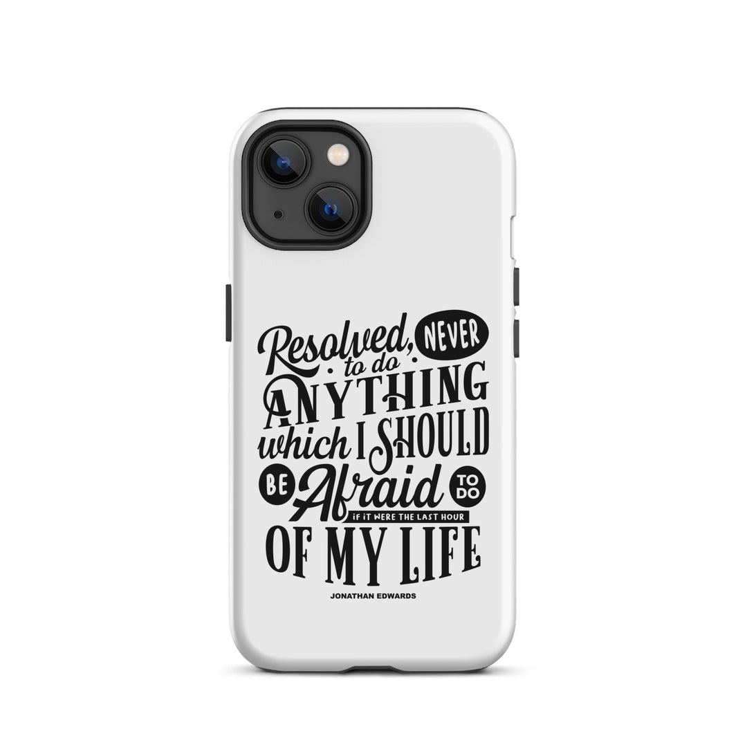 Christian Phone Case Jonathan Edwards Last Hour White for iPhone® iPhone® Phone Cases Matte iPhone 13