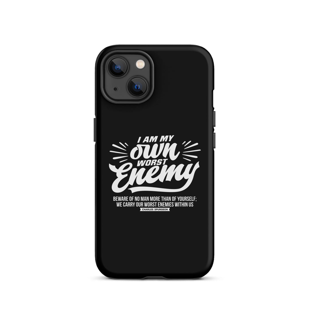 Christian Phone Case Charles Spurgeon's Worst Enemy Black for iPhone® iPhone® Phone Cases Matte iPhone 13