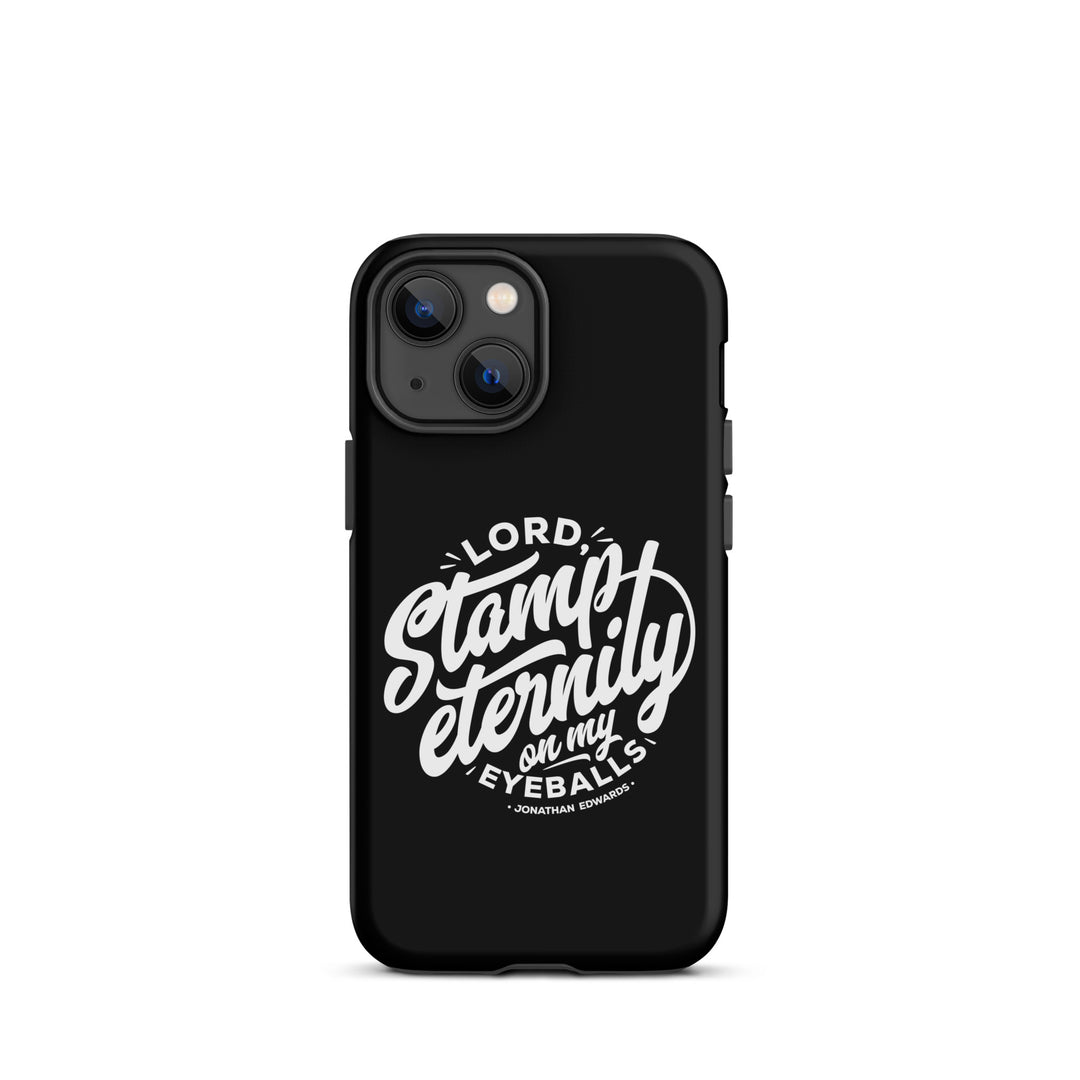 Christian Phone Case Jonathan Edwards Stamp Eternity Black for iPhone® iPhone® Phone Cases Matte iPhone 13 mini