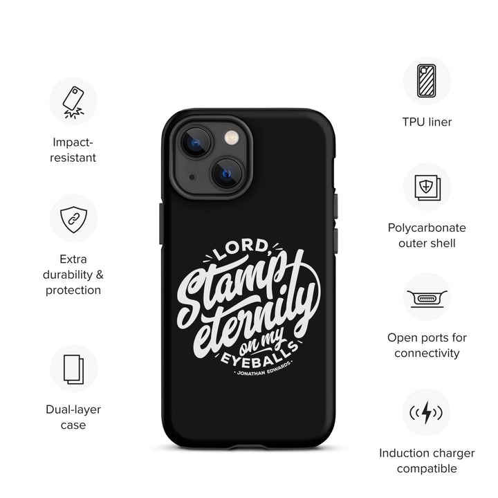 Christian Phone Case Stamp Eternity Black for iPhone® iPhone® Phone Cases   