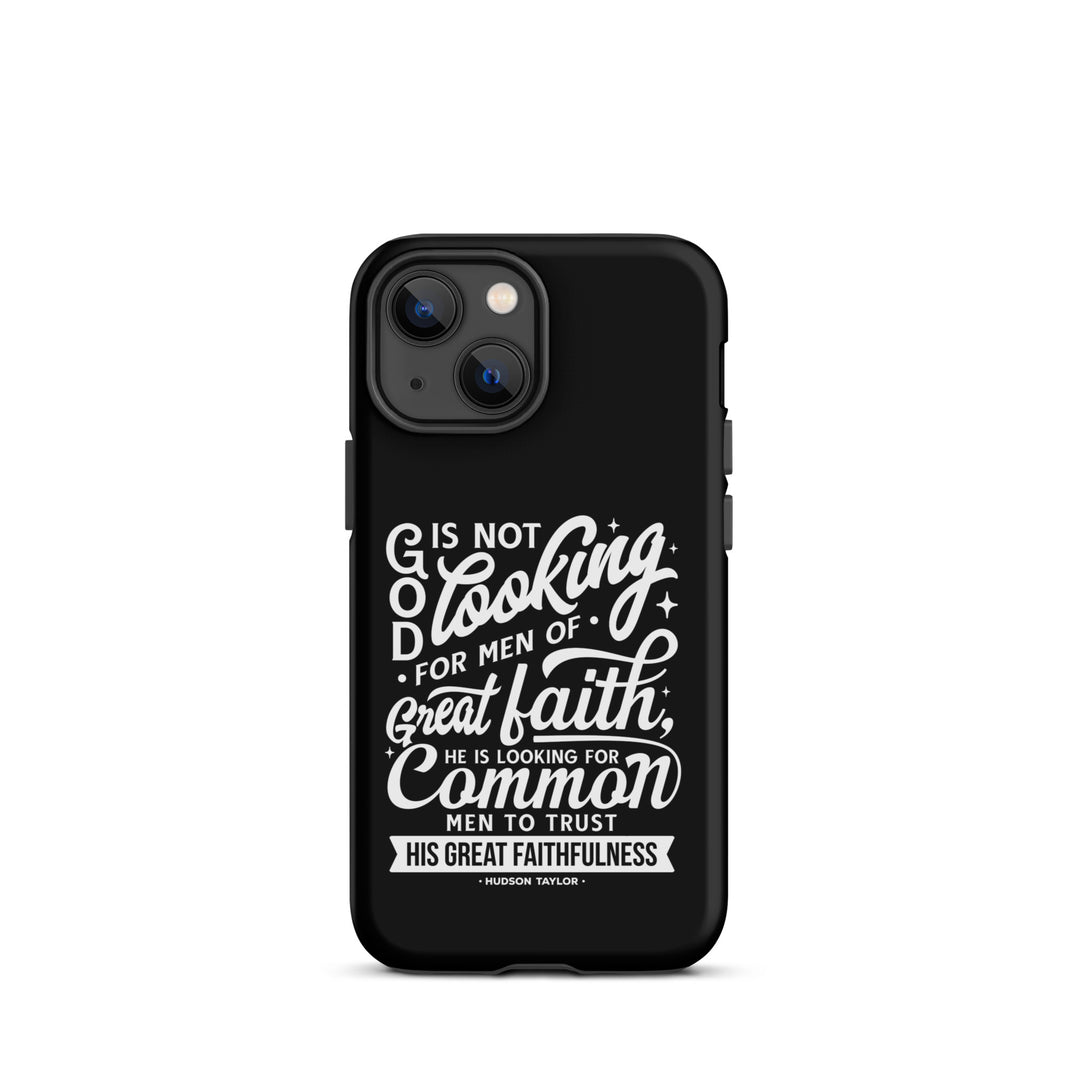 Christian Phone Case Hudson Taylor Common Men Black for iPhone® iPhone® Phone Cases Matte iPhone 13 mini