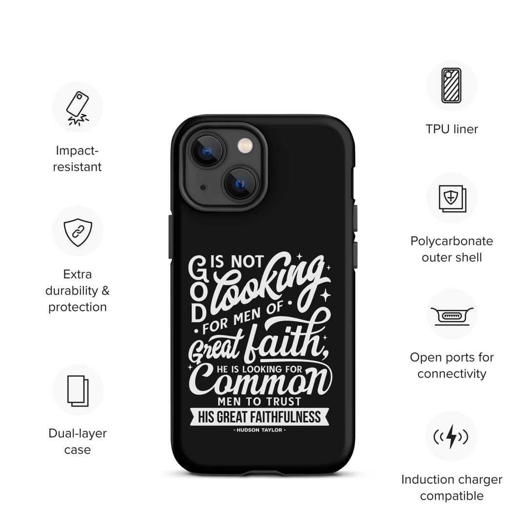 Christian Phone Case Common Men Black for iPhone® iPhone® Phone Cases   